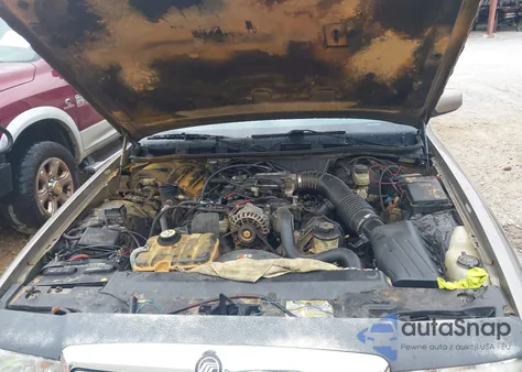 2001 Mercury Grand Marquis Ls from USA, damaged, VIN 2MEFM75W61X647329